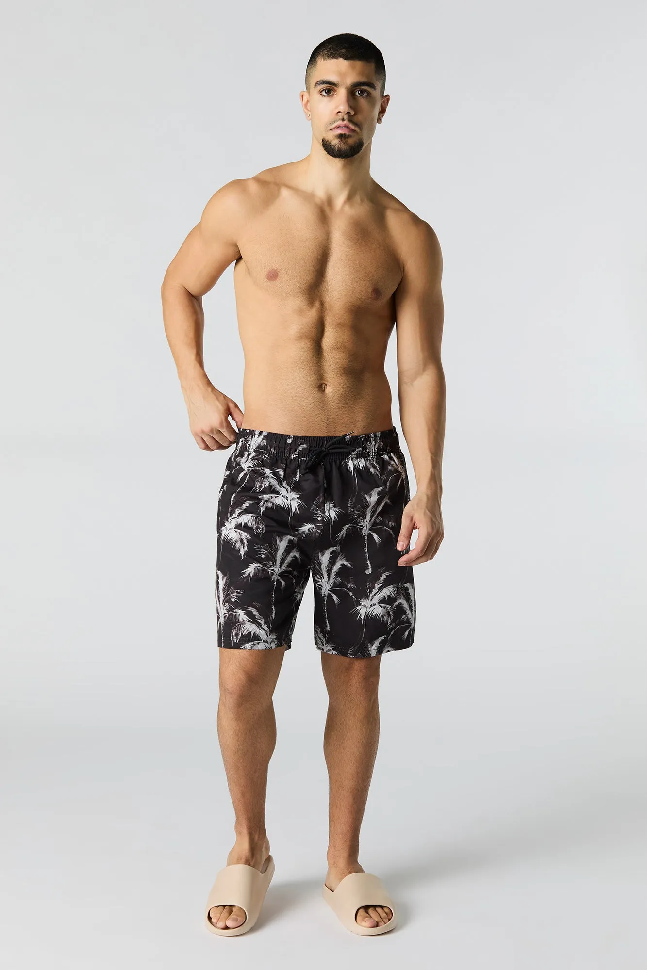 Short de surf imprimé