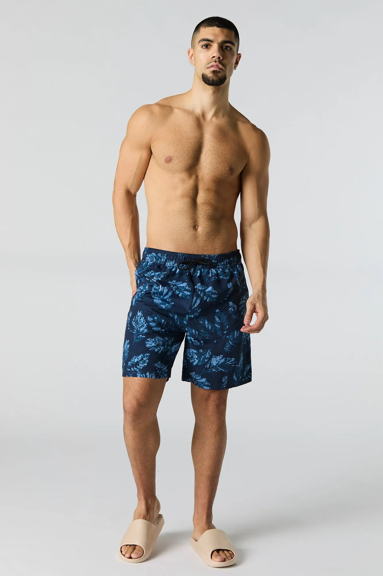 Short de surf imprimé