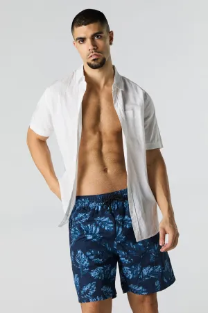 Short de surf imprimé