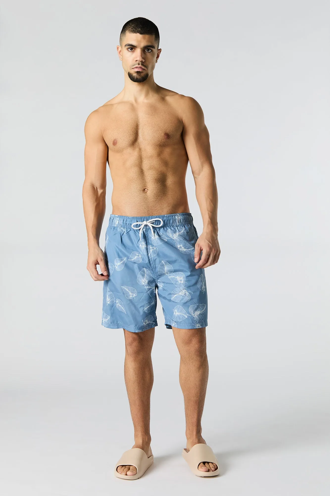 Short de surf imprimé