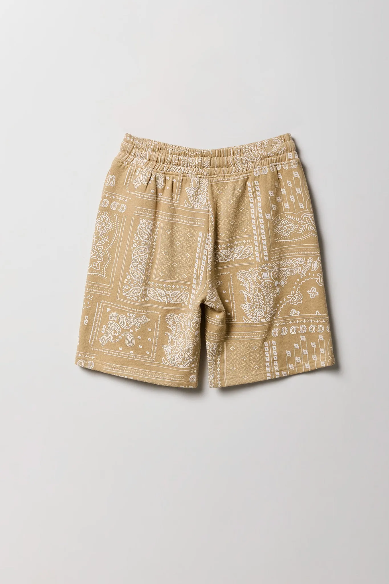 Short en molleton avec motif bandana pour garçon