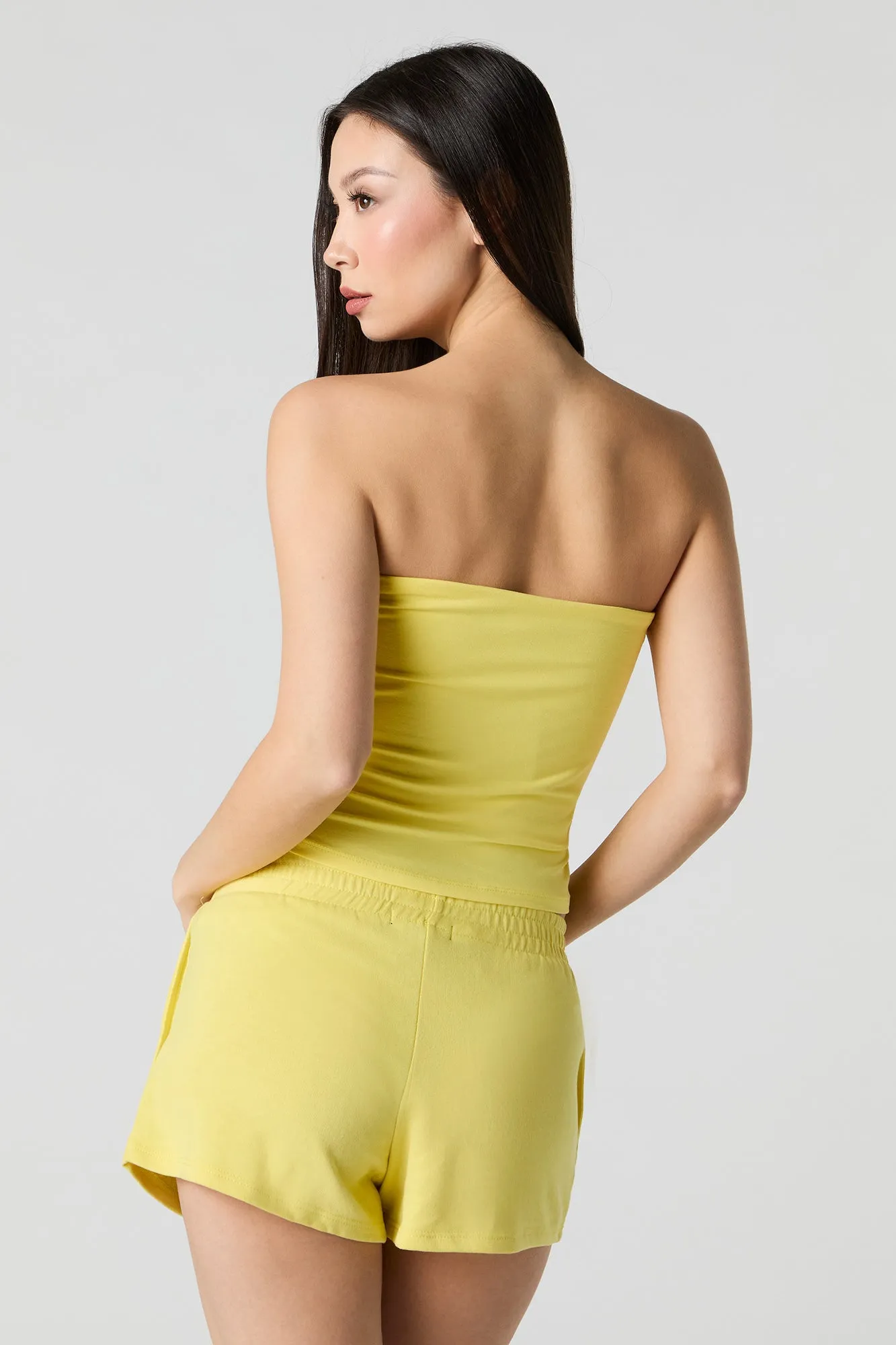 Short en molleton avec motif brodé 70