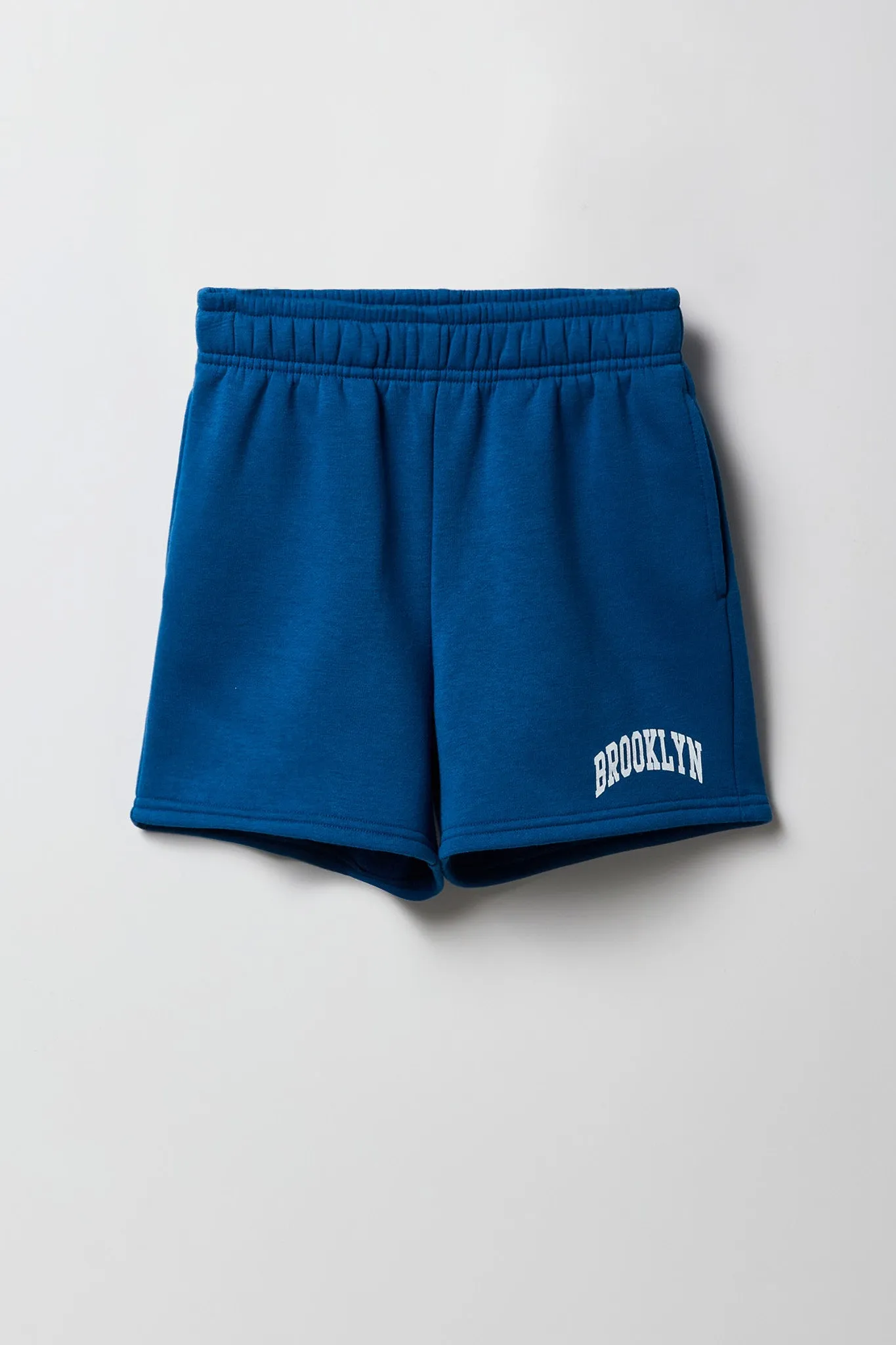 Short en molleton à imprimé City pour fille