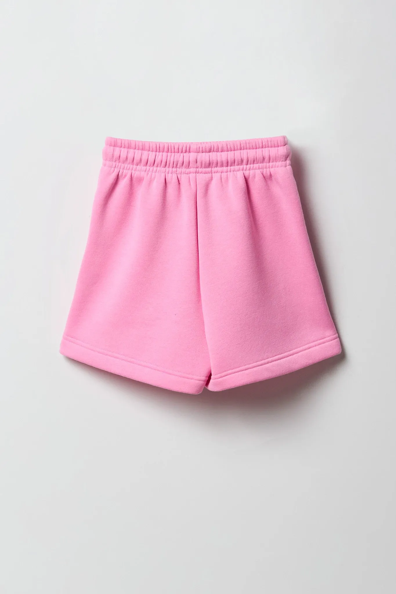 Short en molleton imprimé pour fille