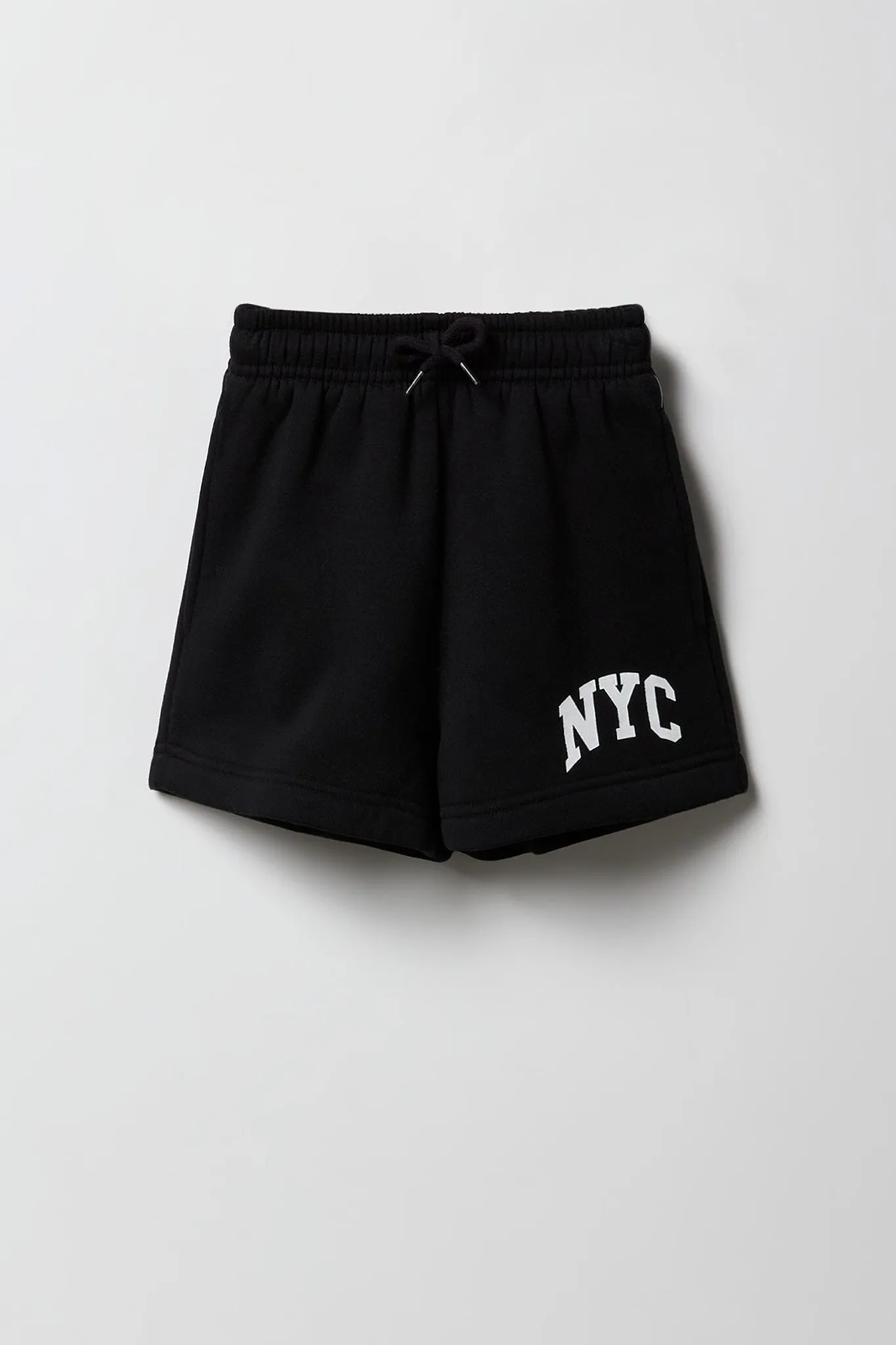 Short en molleton imprimé pour fille