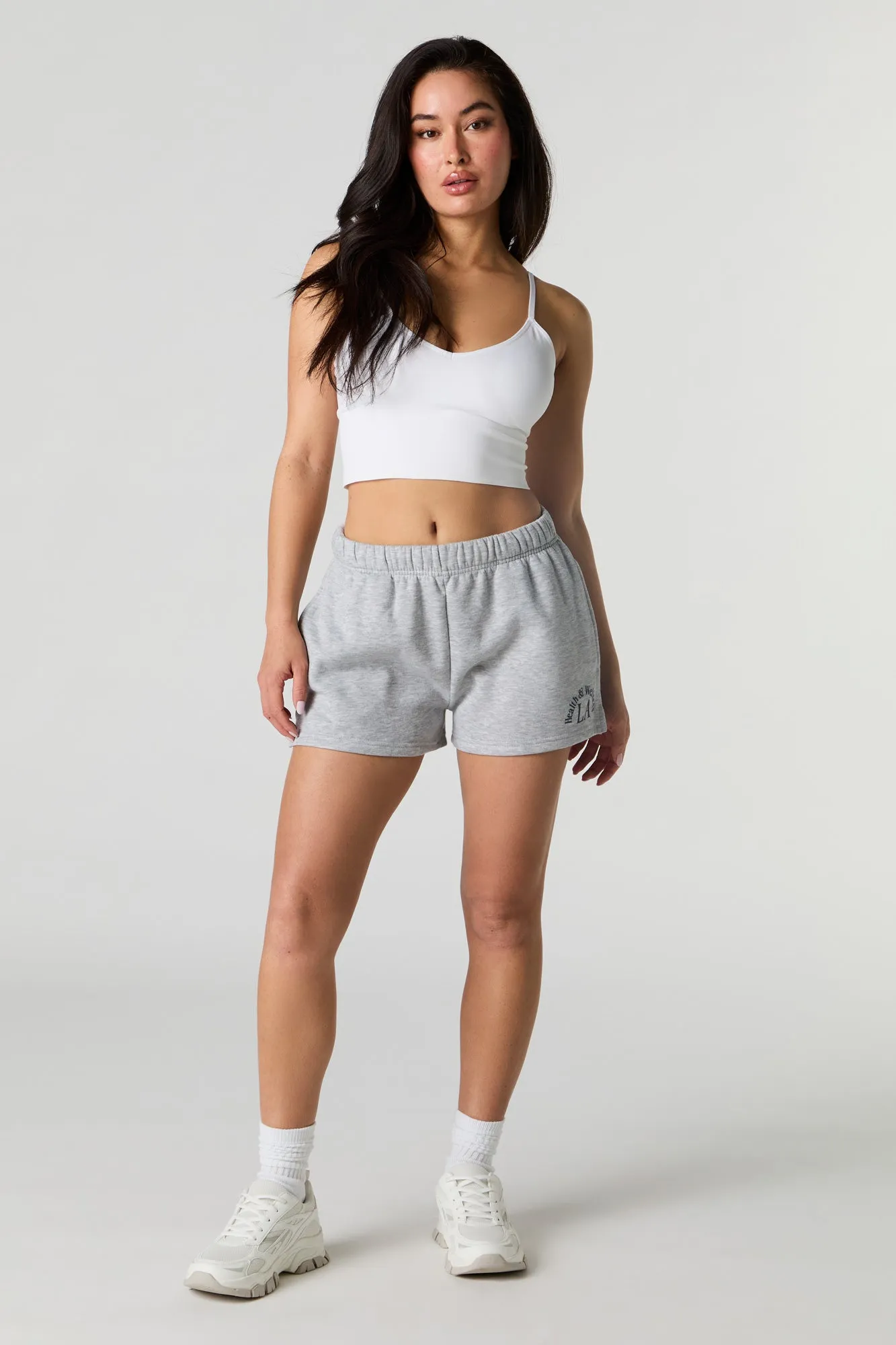 Short en molleton imprimé