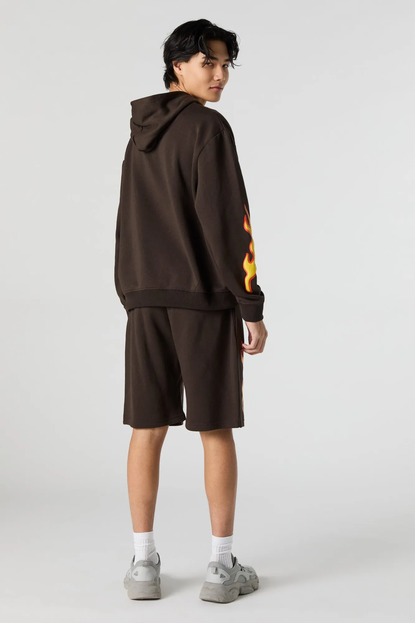 Short en molleton imprimé