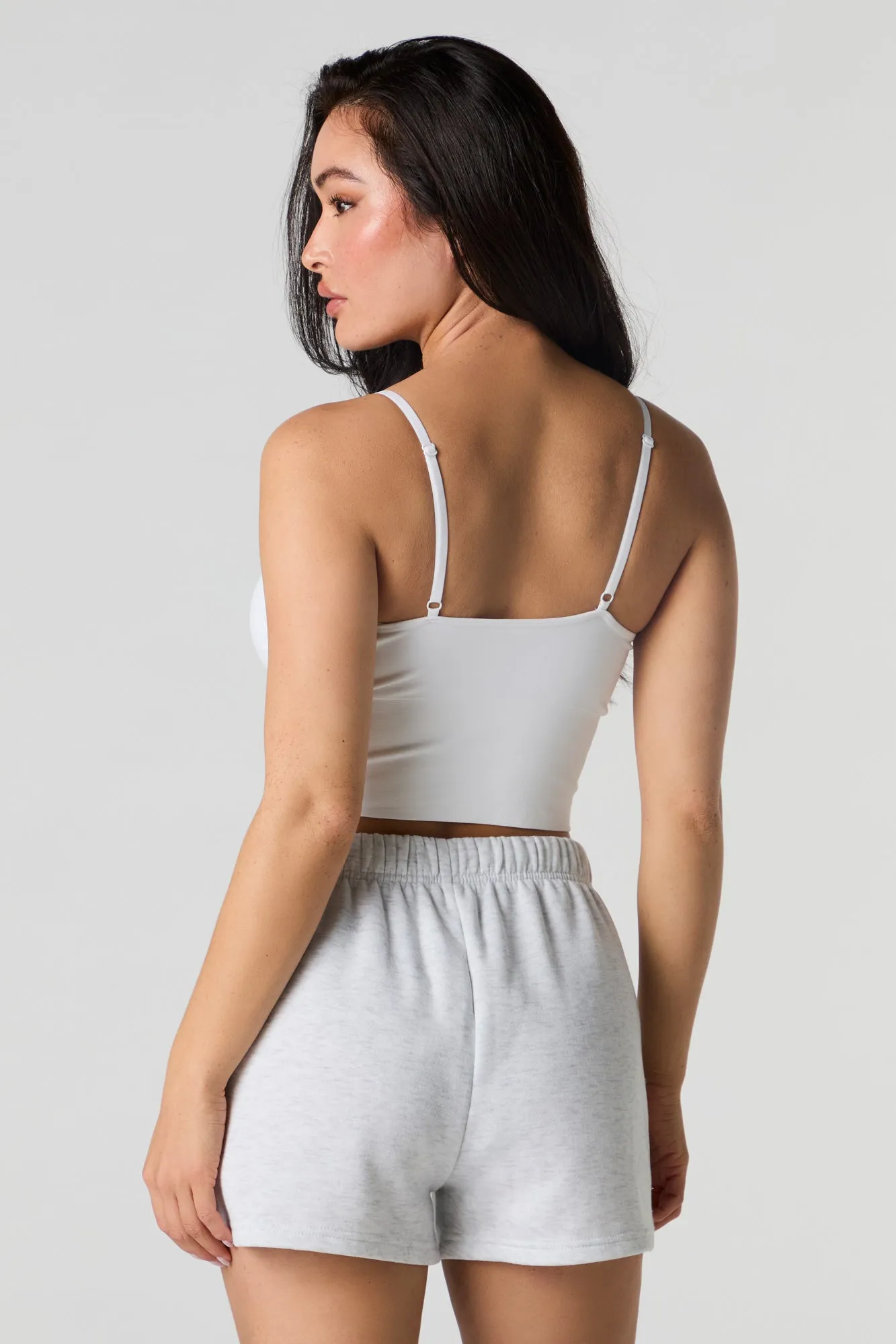 Short en molleton imprimé