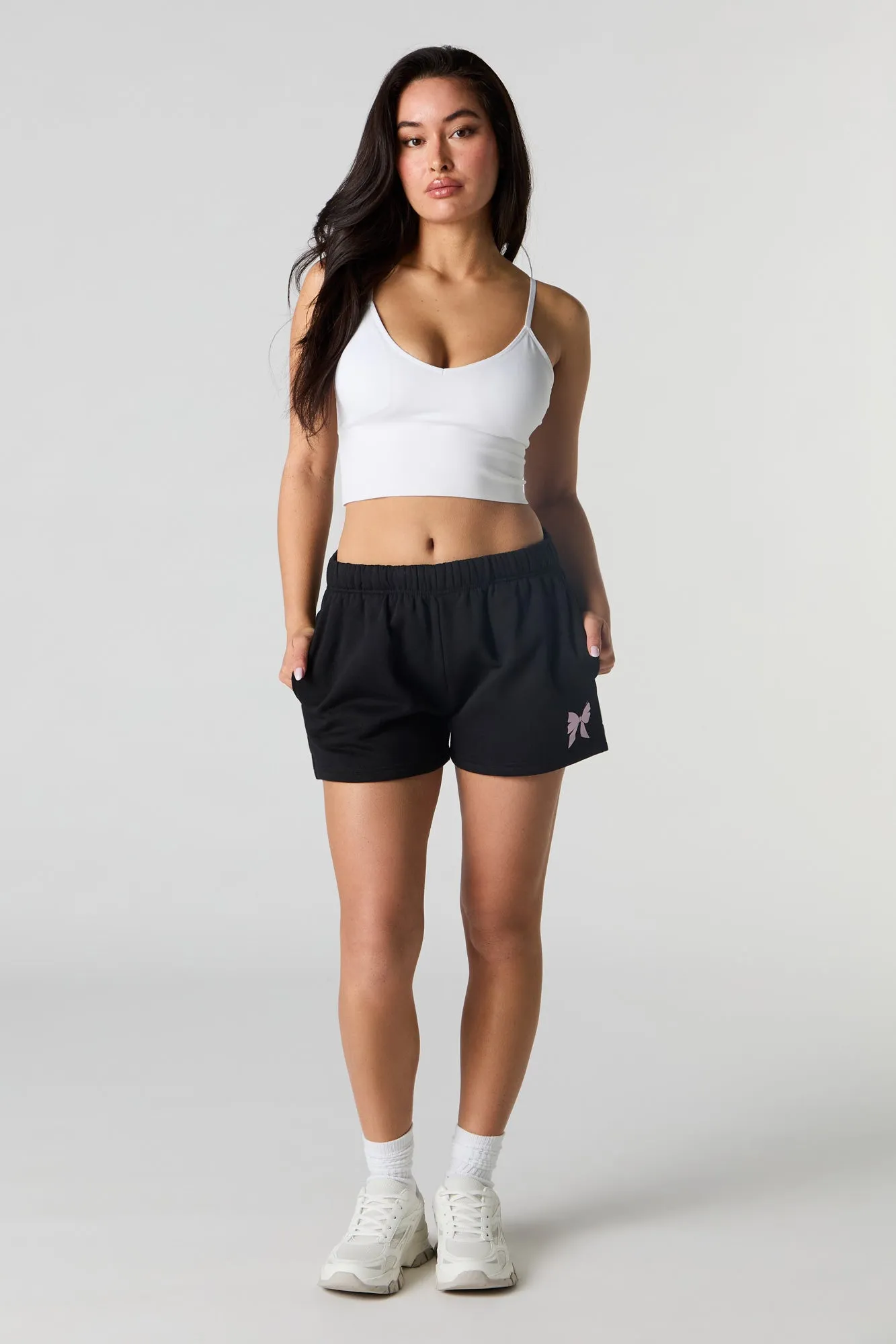Short en molleton imprimé