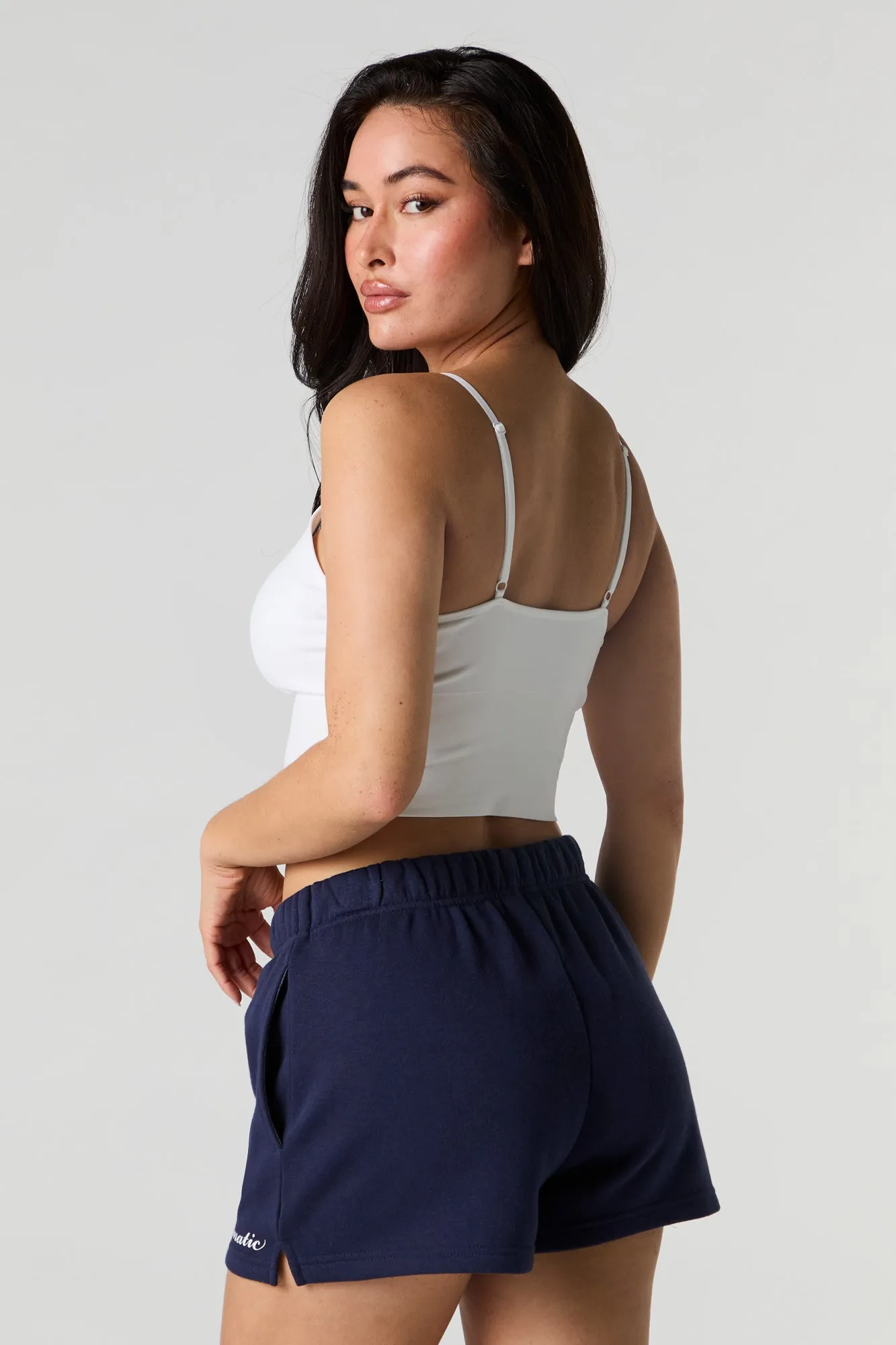 Short en molleton imprimé