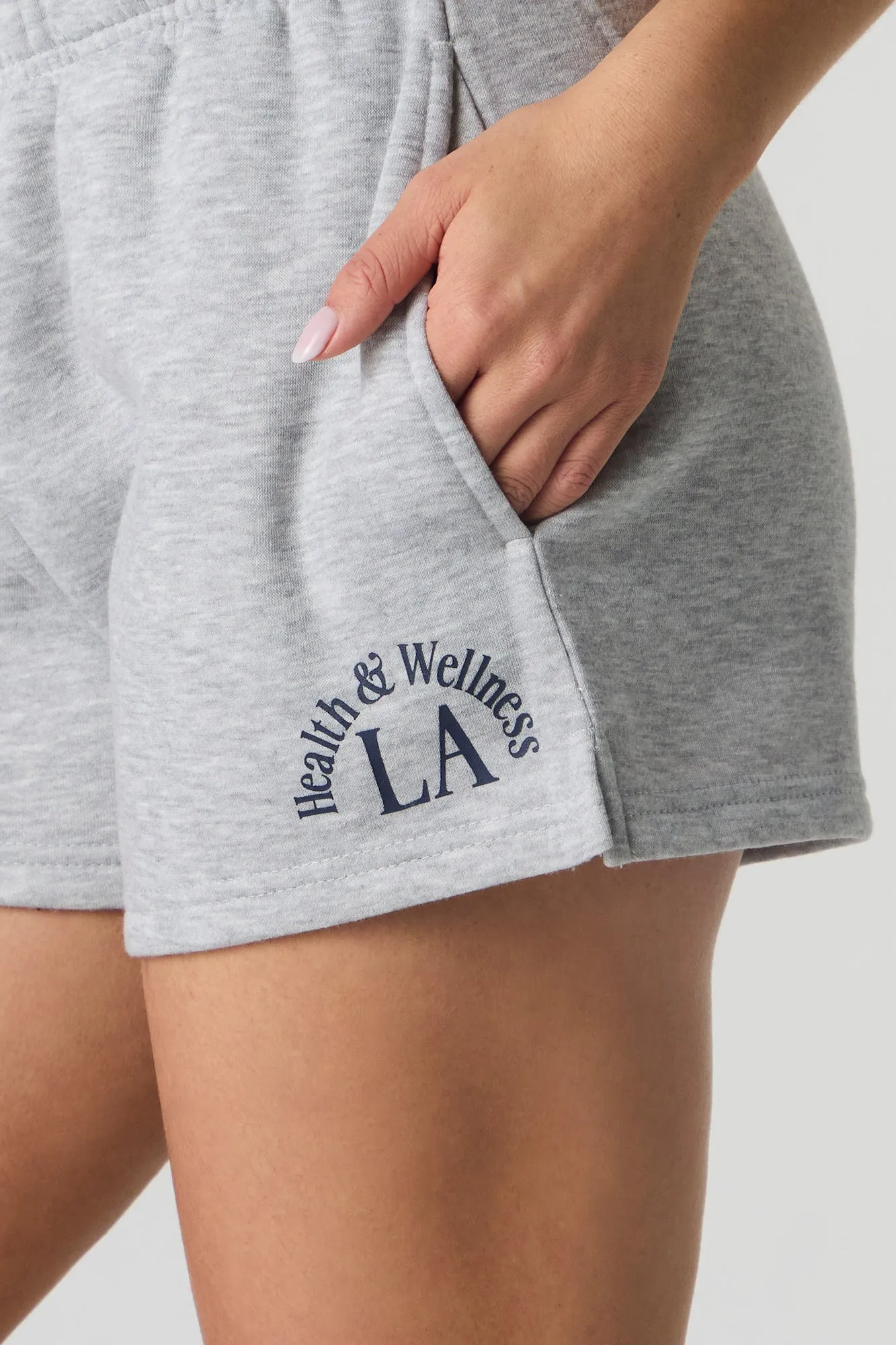 Short en molleton imprimé
