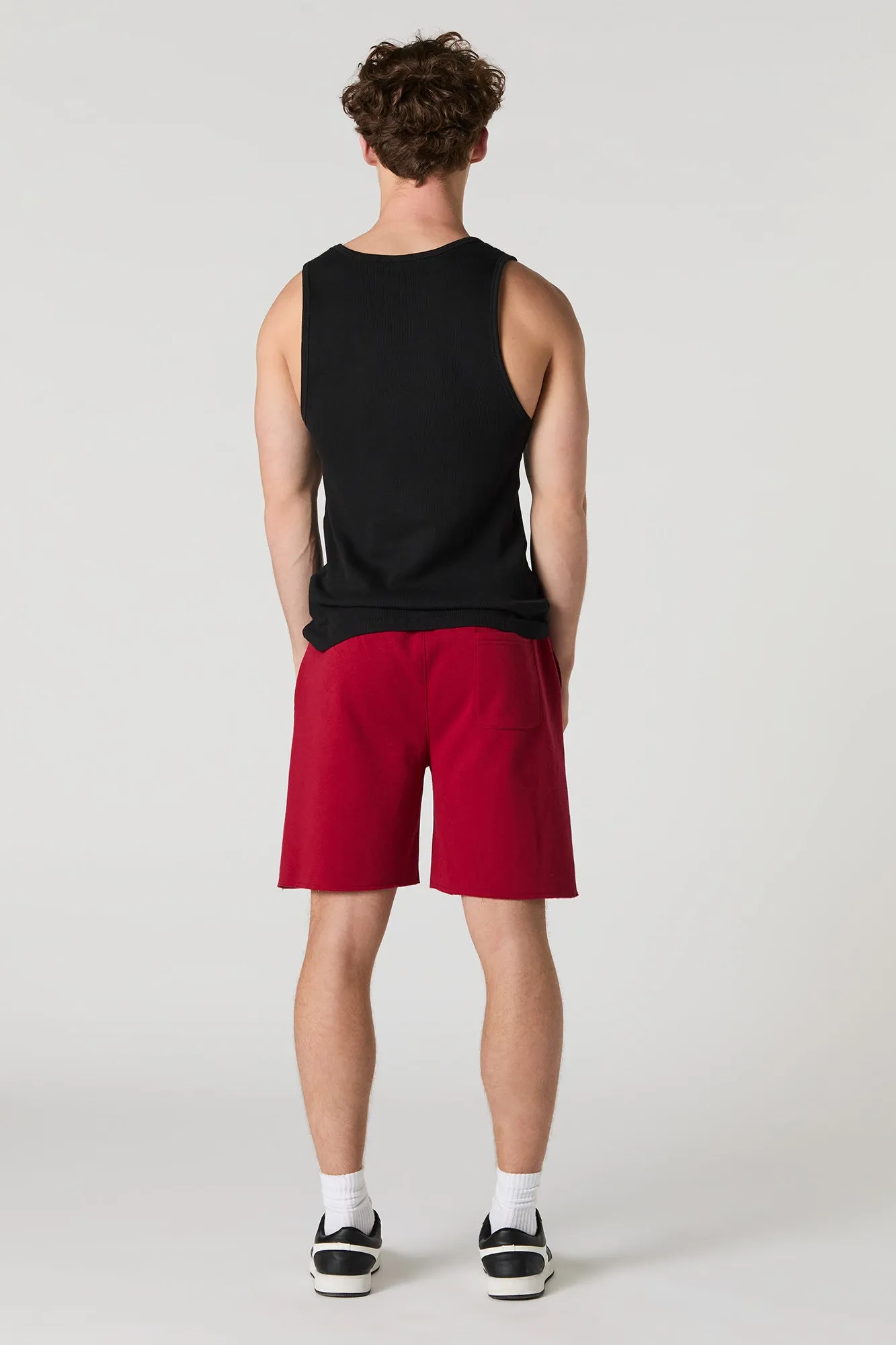 Short en molleton imprimé