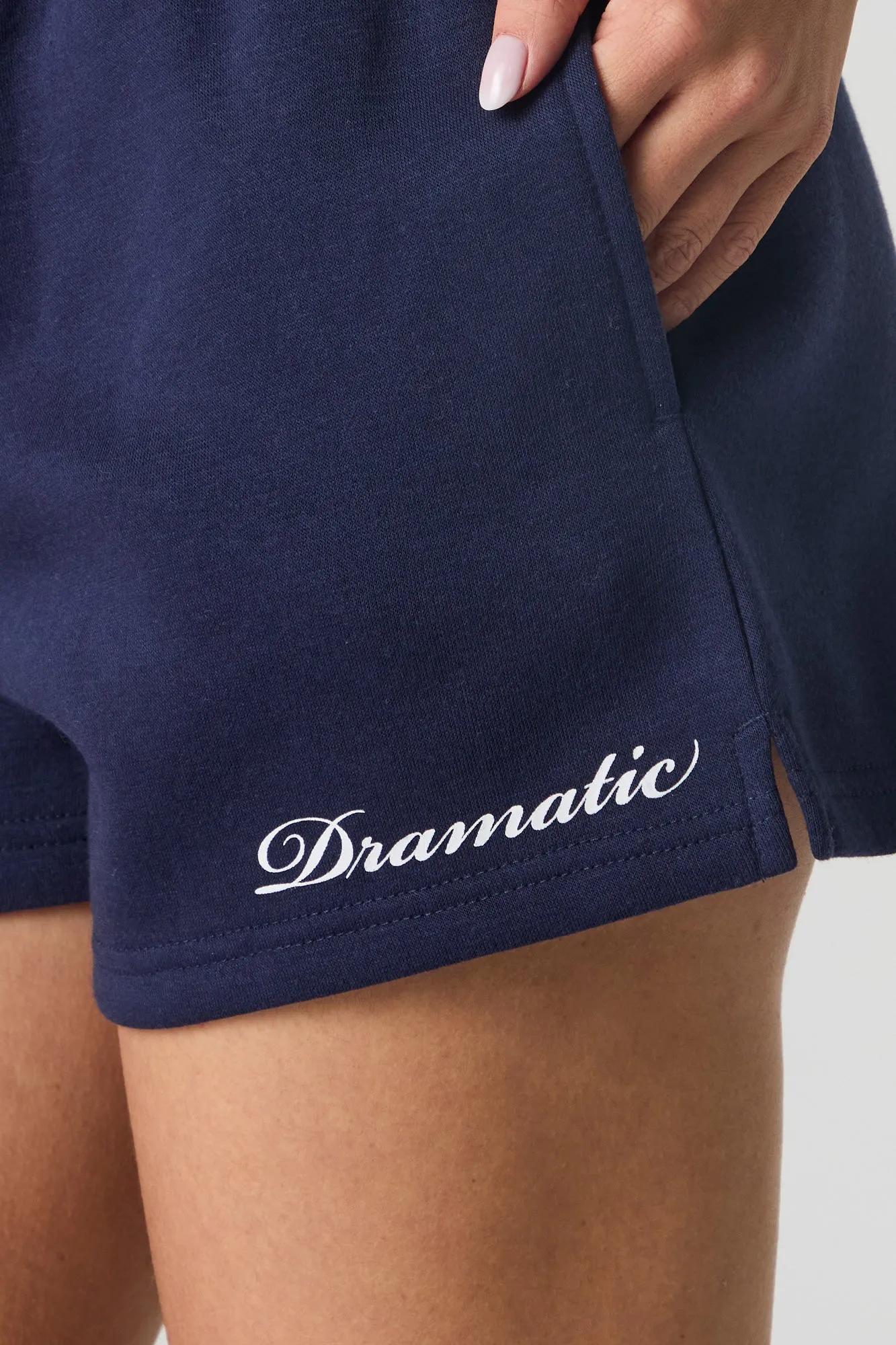 Short en molleton imprimé