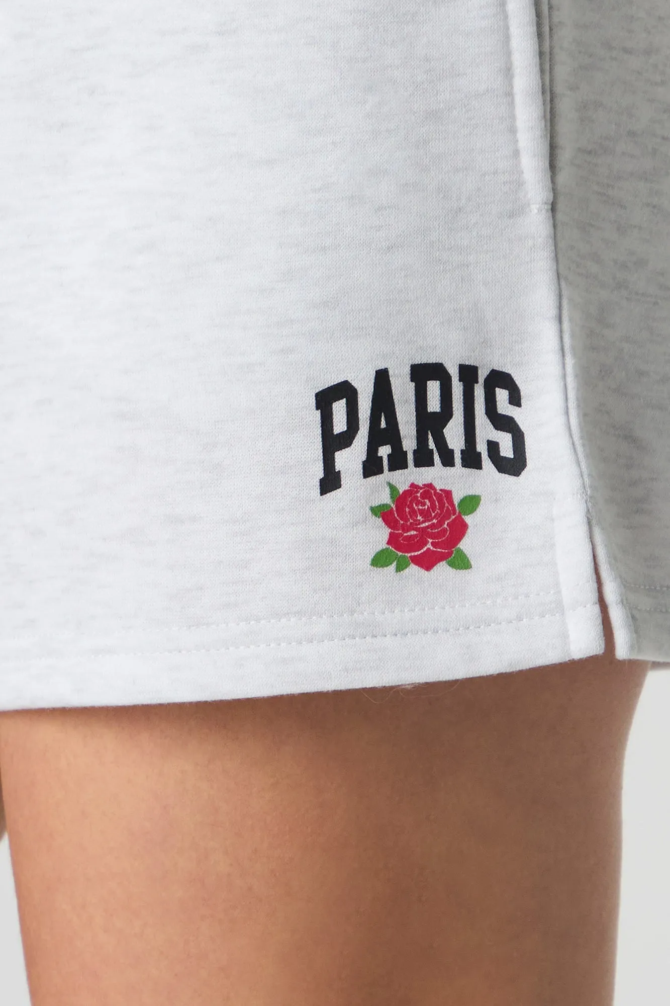 Short en molleton imprimé