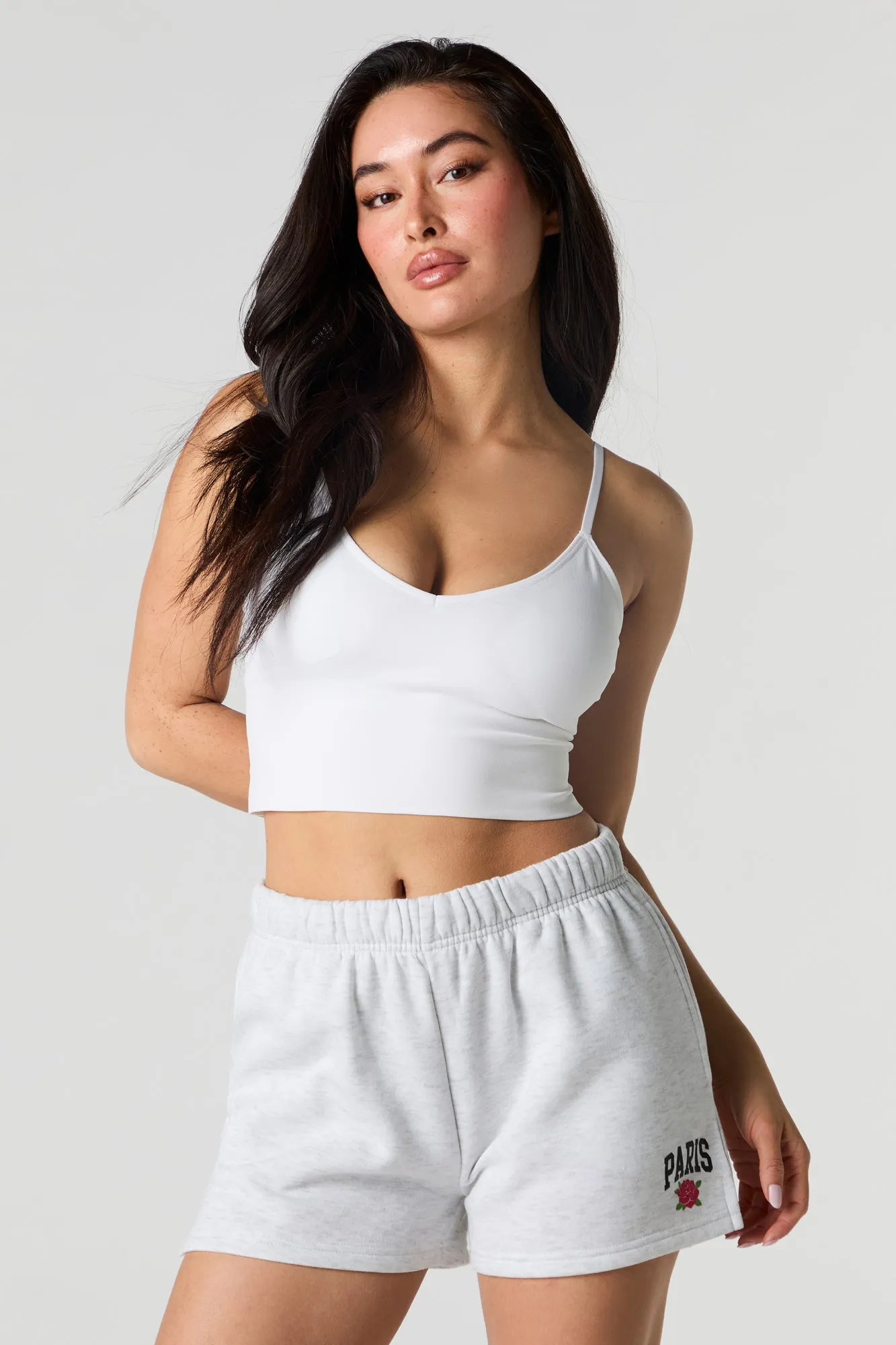 Short en molleton imprimé