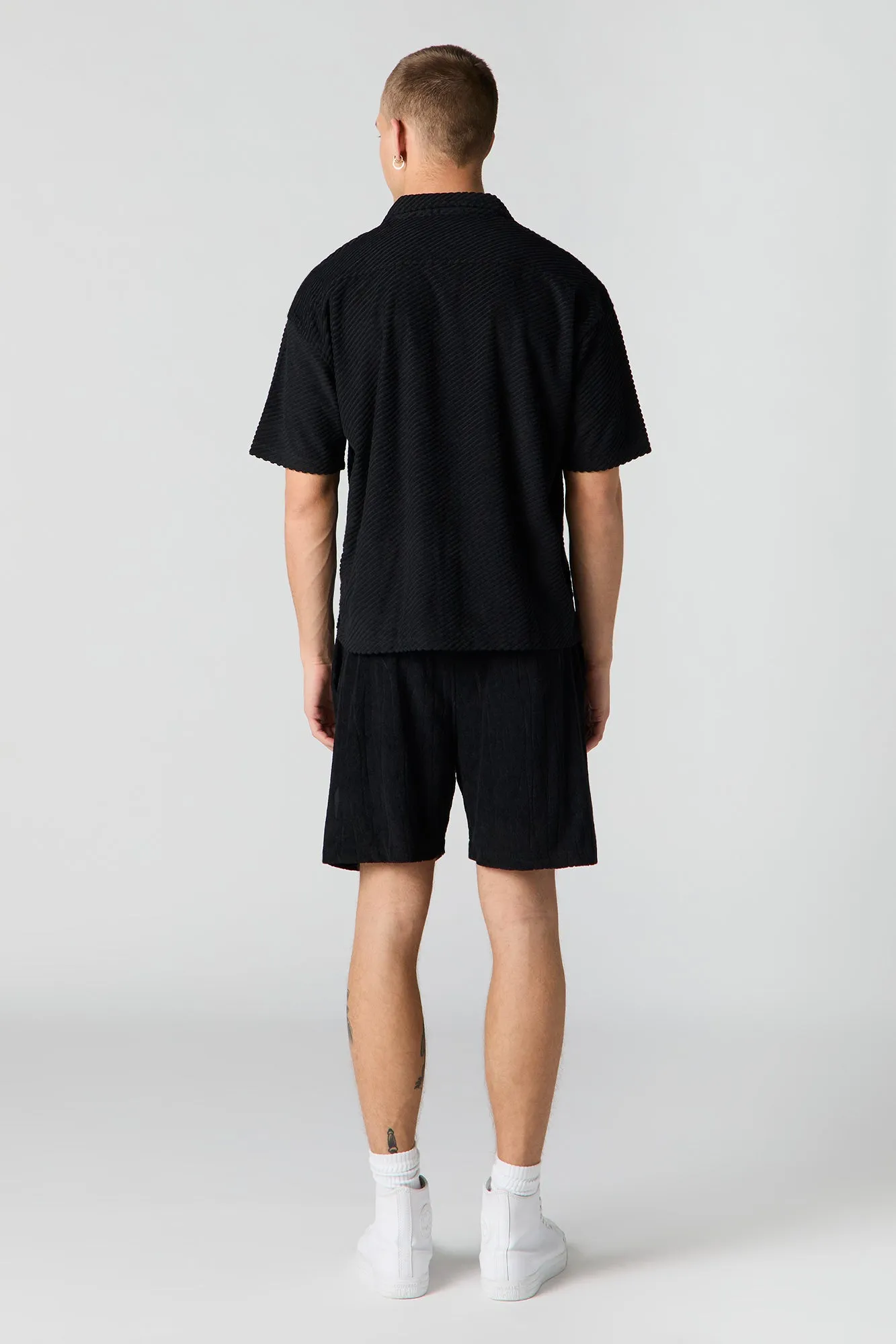 Short en tissu éponge