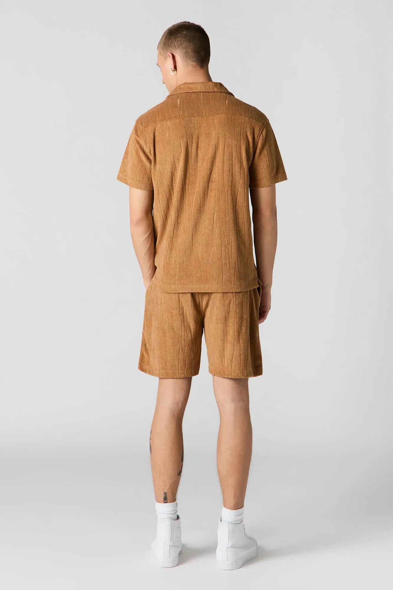 Short en tissu éponge