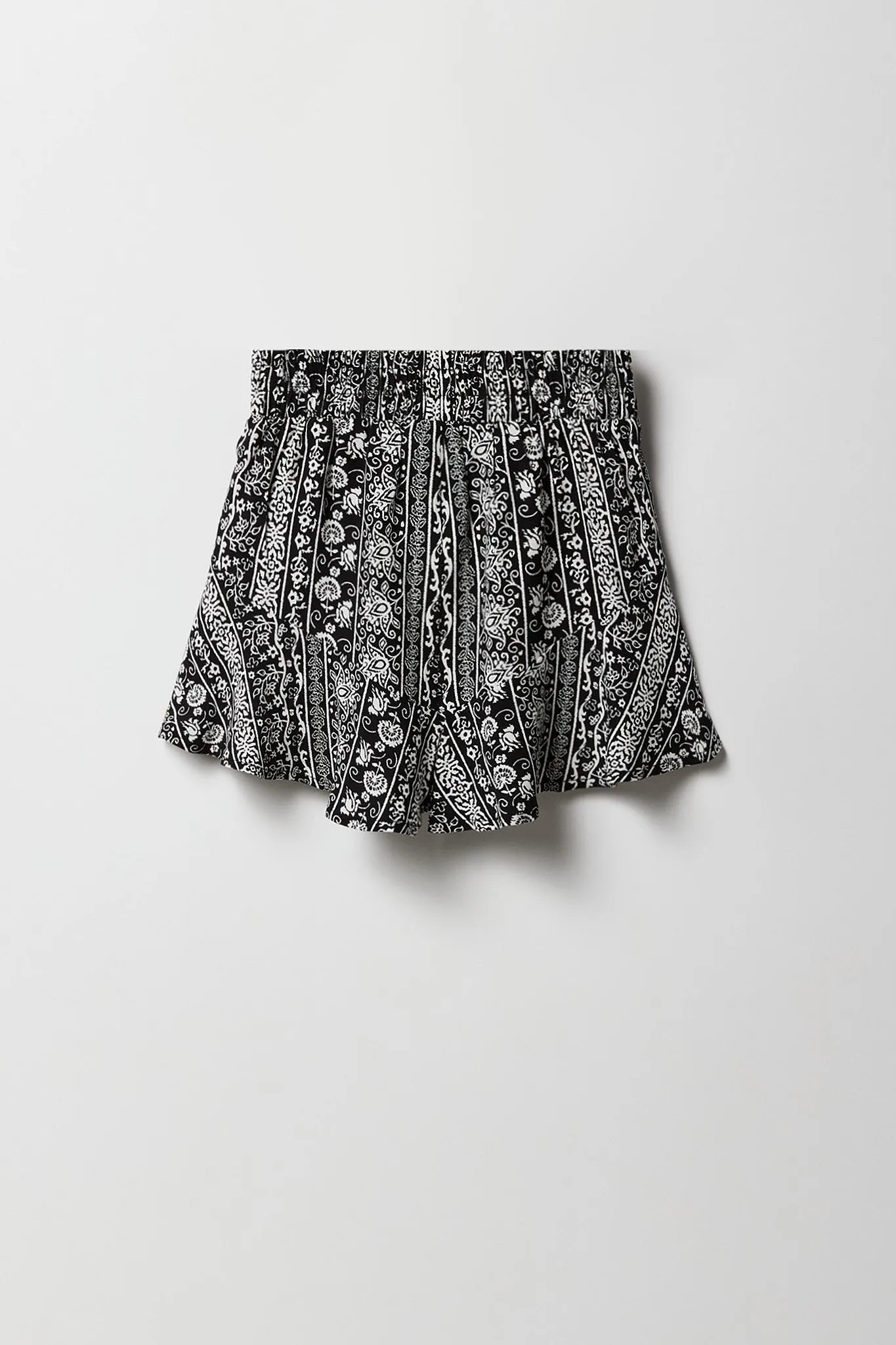Short fluide imprimé pour fille