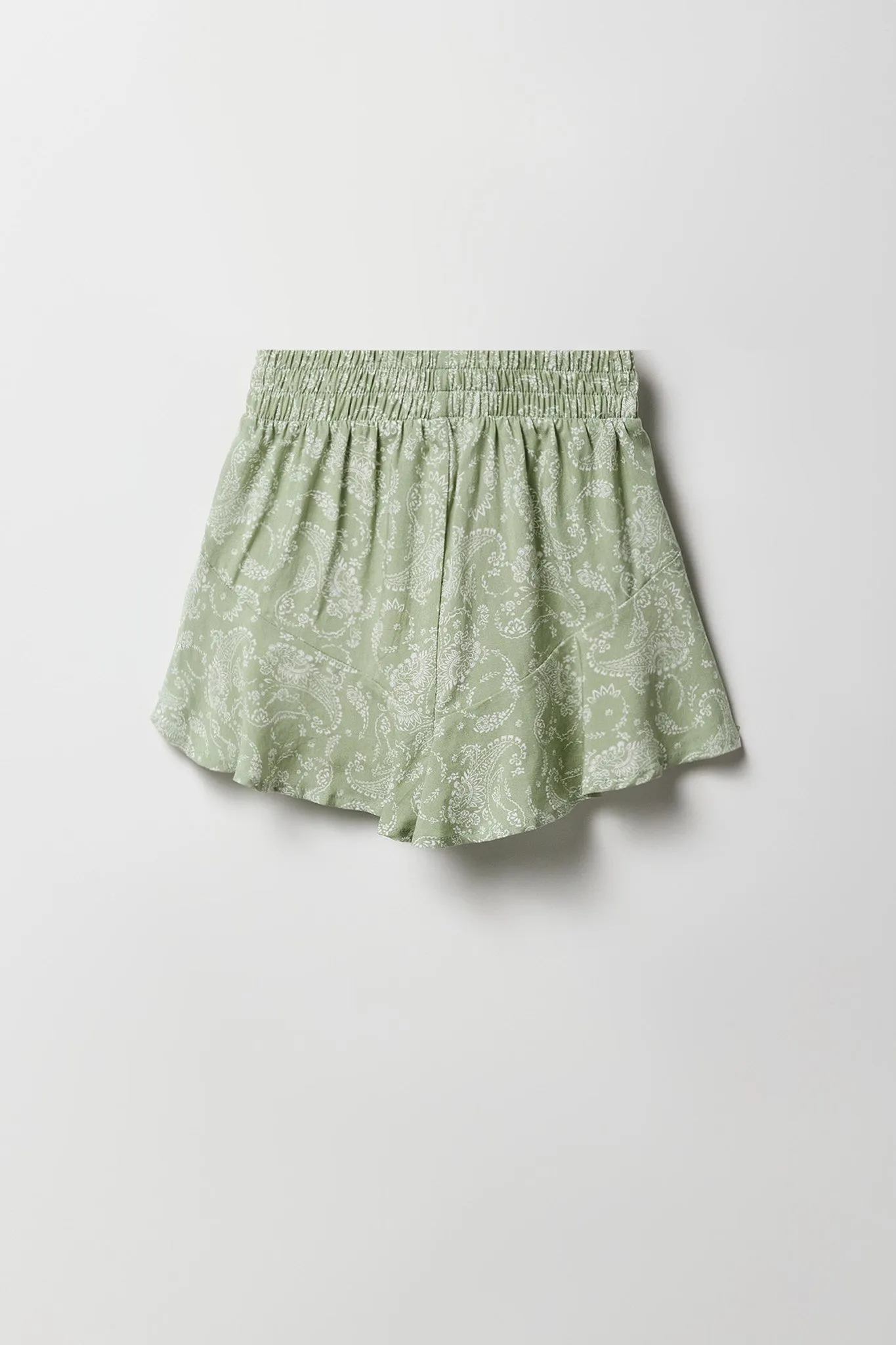 Short fluide imprimé pour fille
