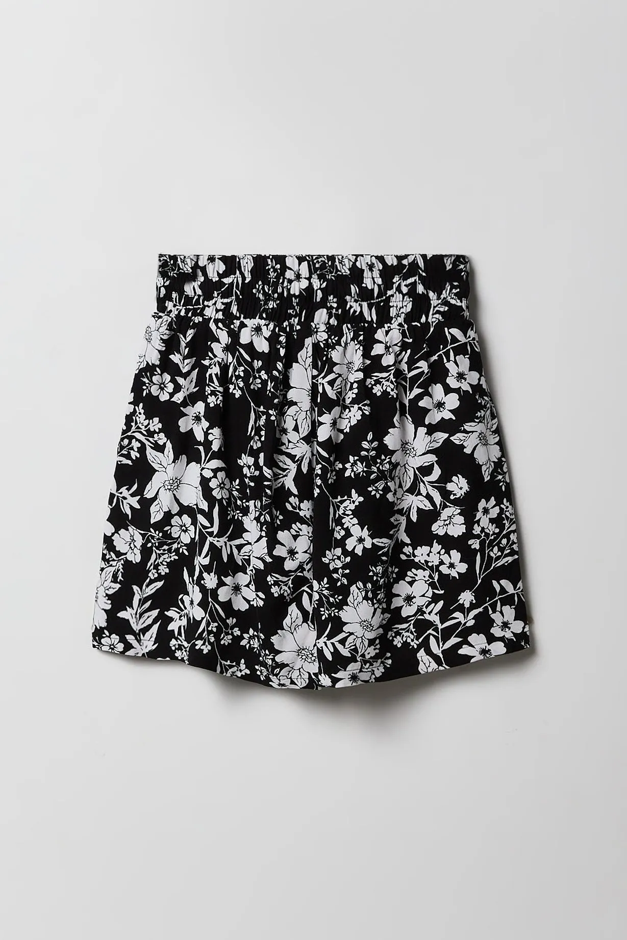 Short fluide à taille coulissante pour fille