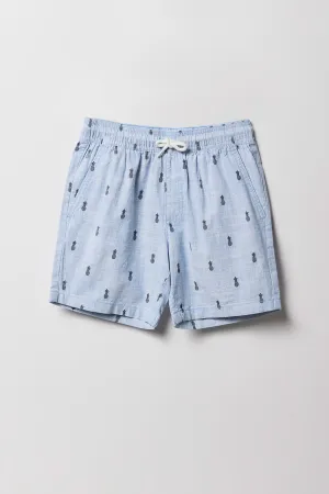 Short à taille coulissante à imprimé Summer pour garçons