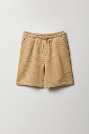 Short texturé pour garçon