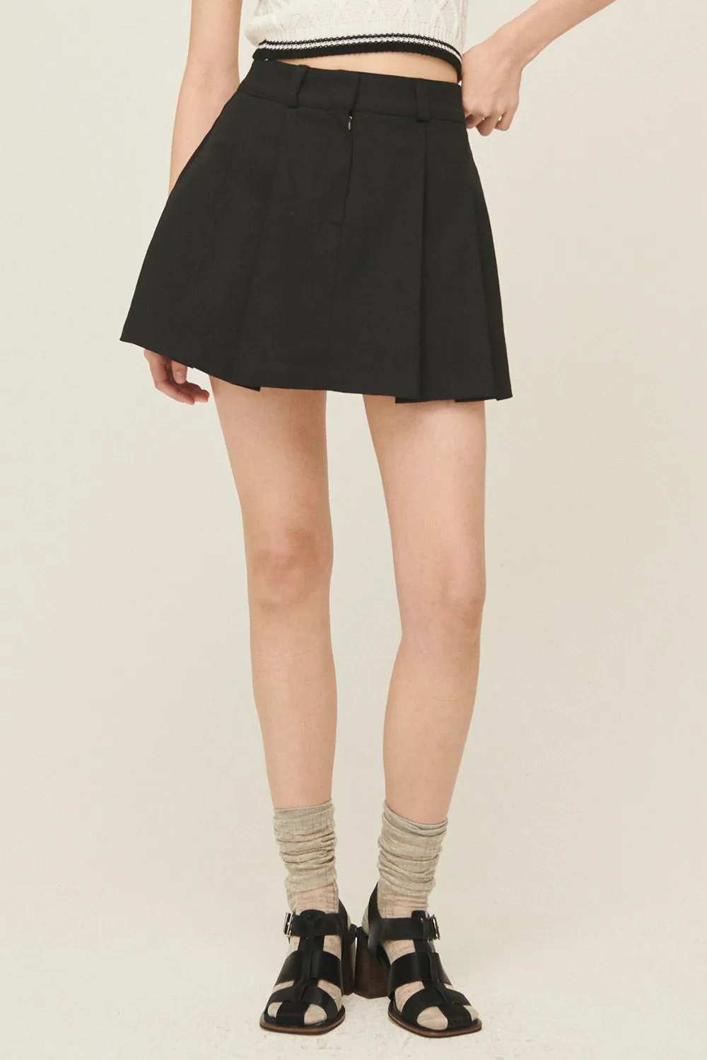 Sienna Kick Pleats Skirt