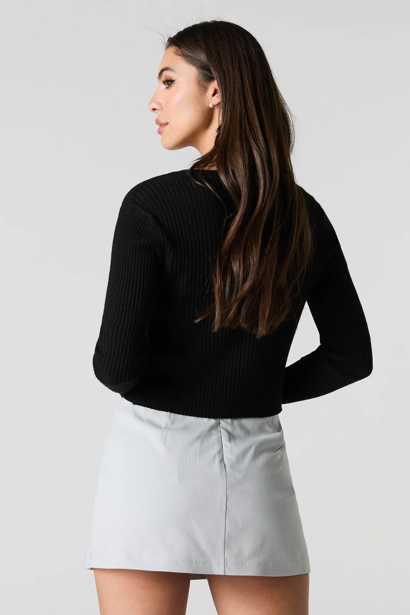 Slit Mini Skort