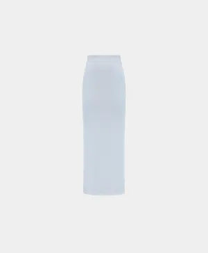 Subdued Blue Monogram Maxi Skirt
