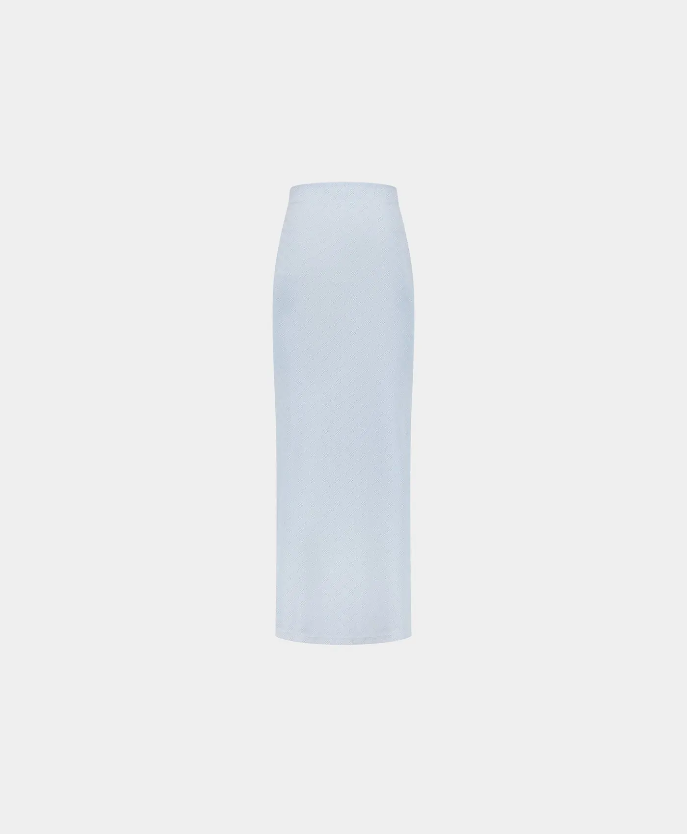 Subdued Blue Monogram Maxi Skirt
