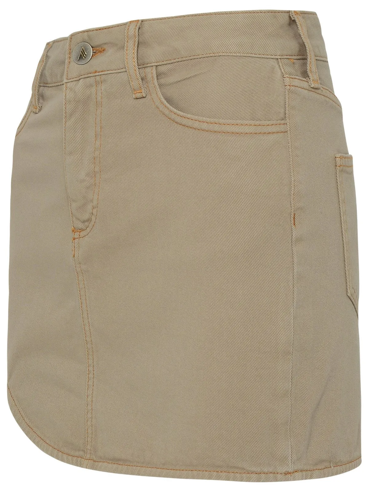 The Attico Logo Detailed Mini Skirt