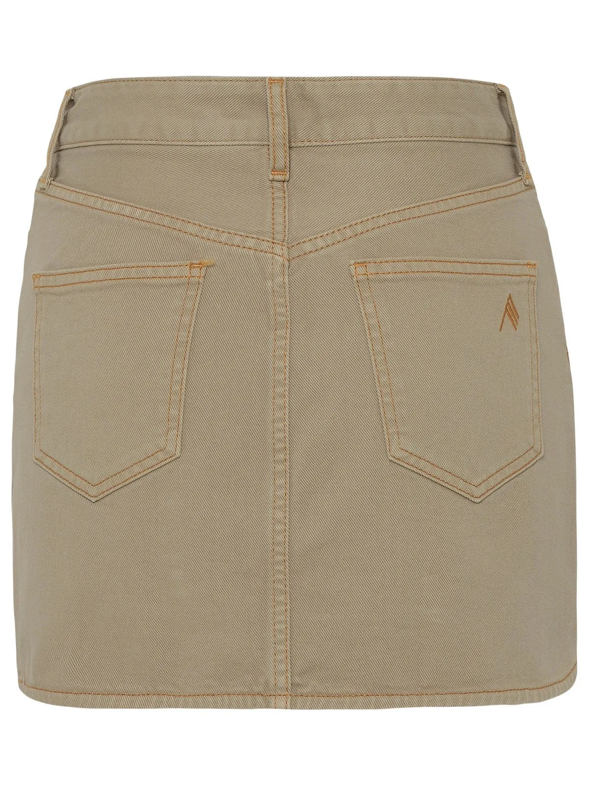 The Attico Logo Detailed Mini Skirt