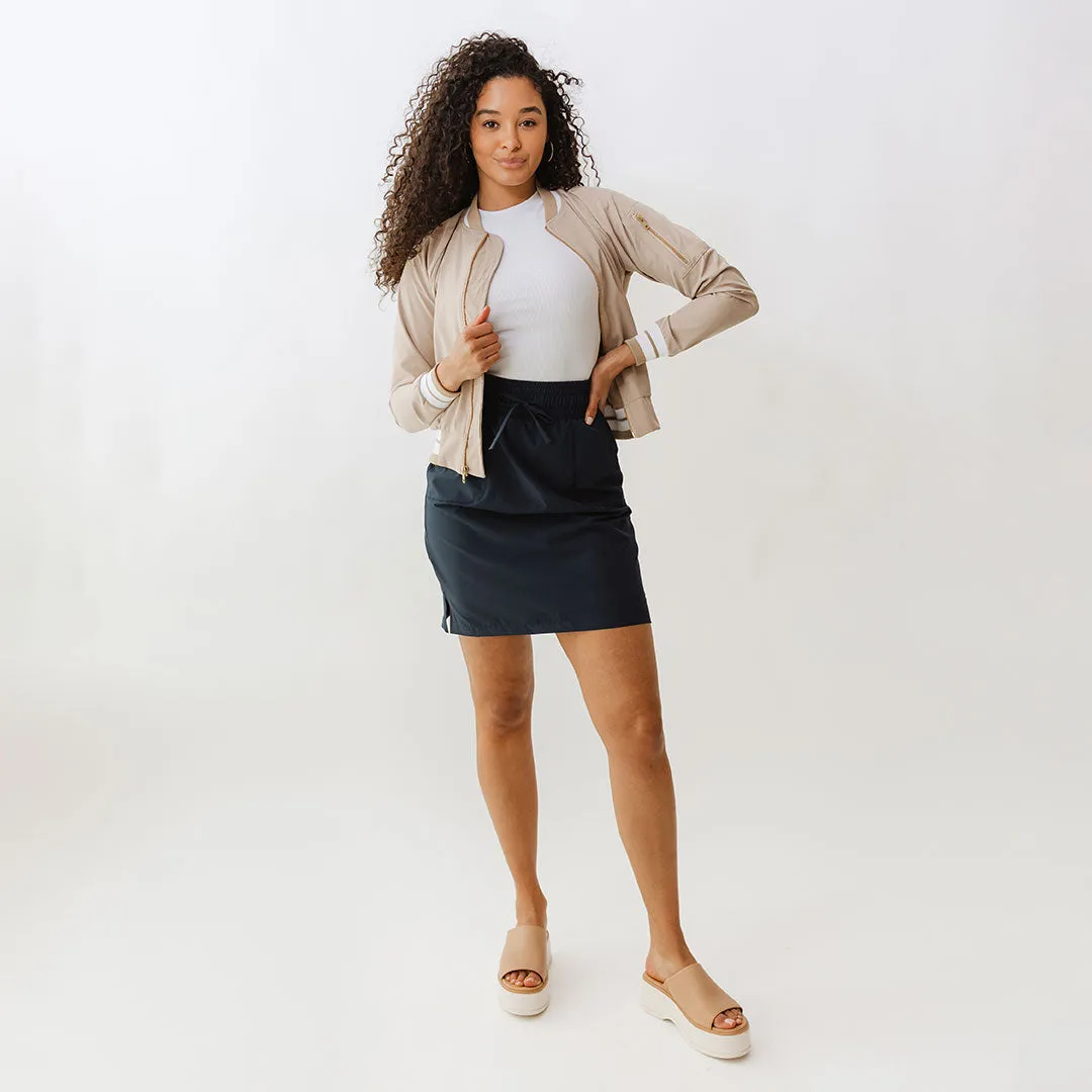 The Away Skirt, True Blue