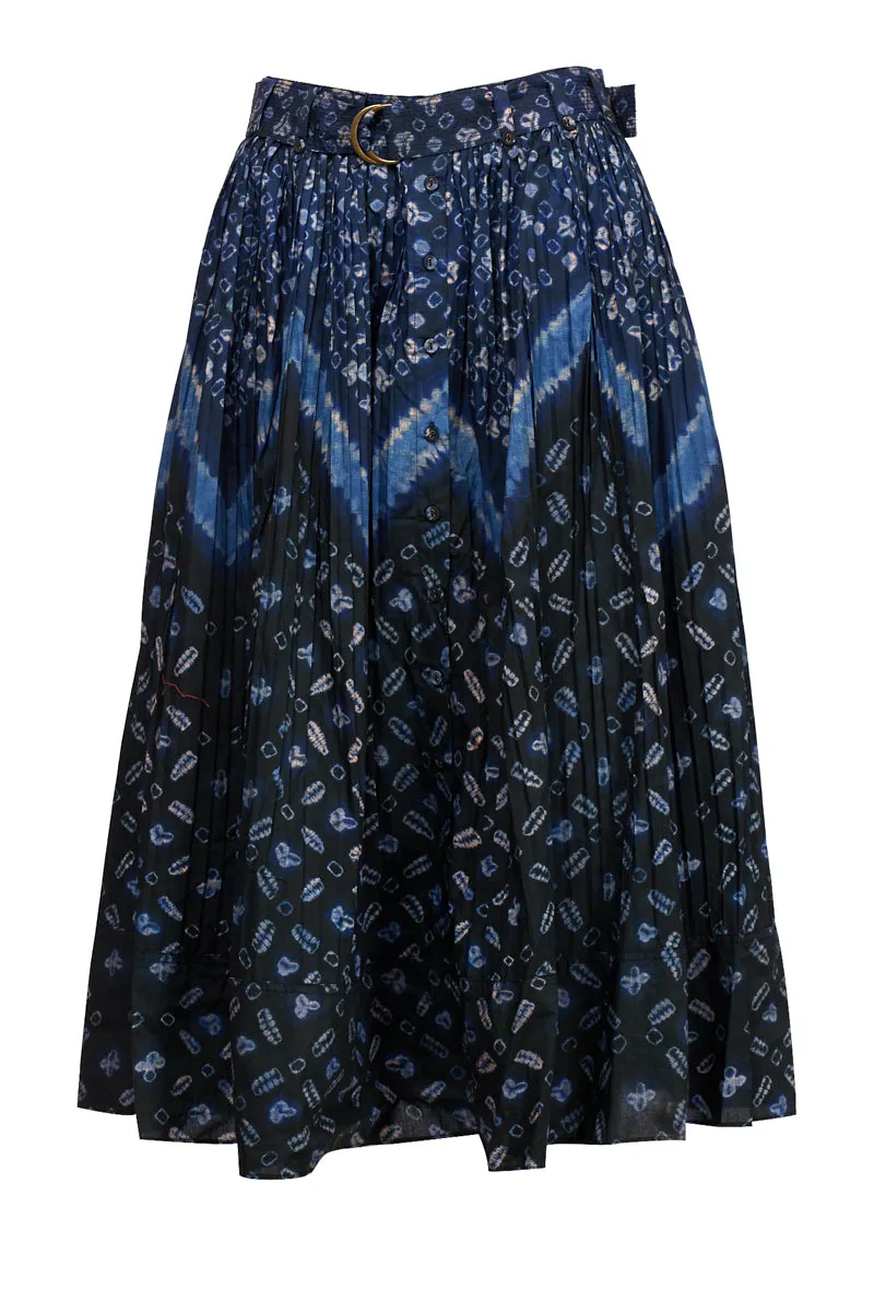 Ulla Johnson Allover Graphic Printed High Waist Skirt