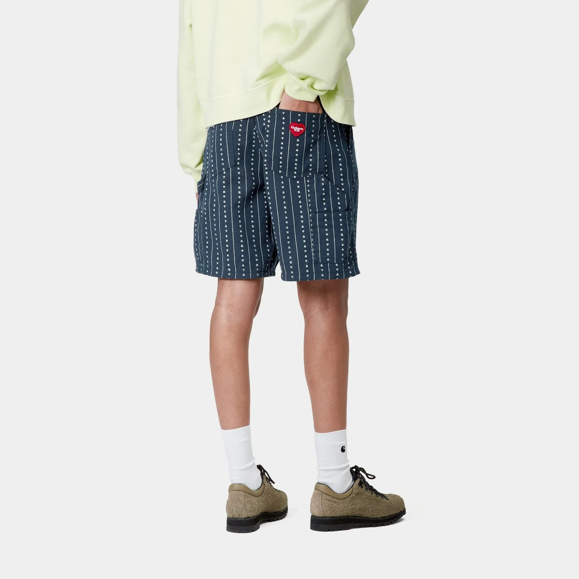 Women's Drewe Short | Ink / Natural Heart C Pinstripe