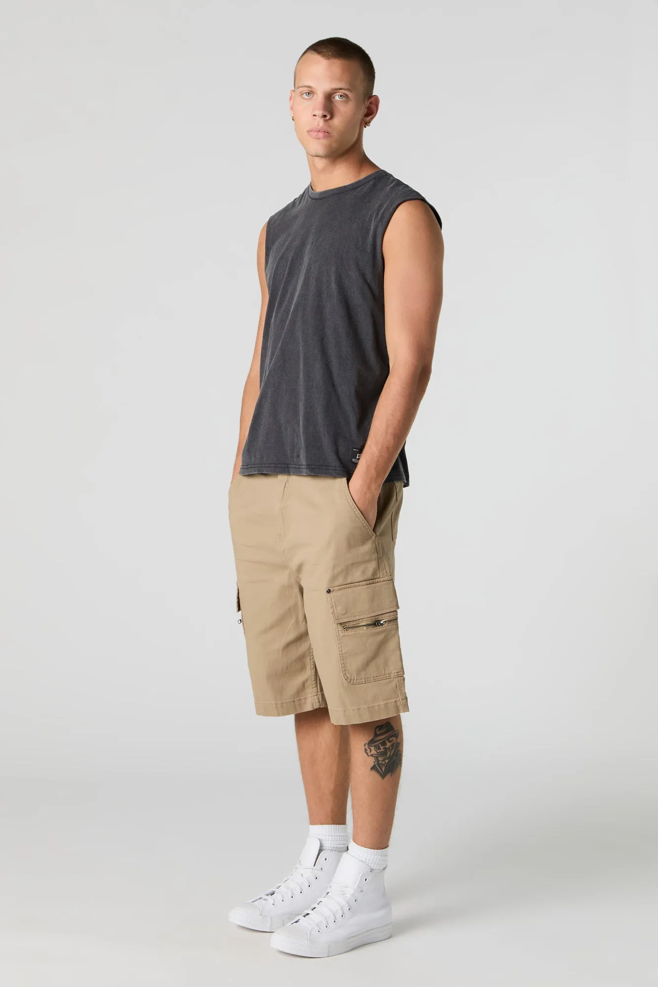 Zip Pocket Cargo Short